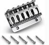 Chrome-Plated Electric Guitar Fixed Bridge Tailpiece, 65mm