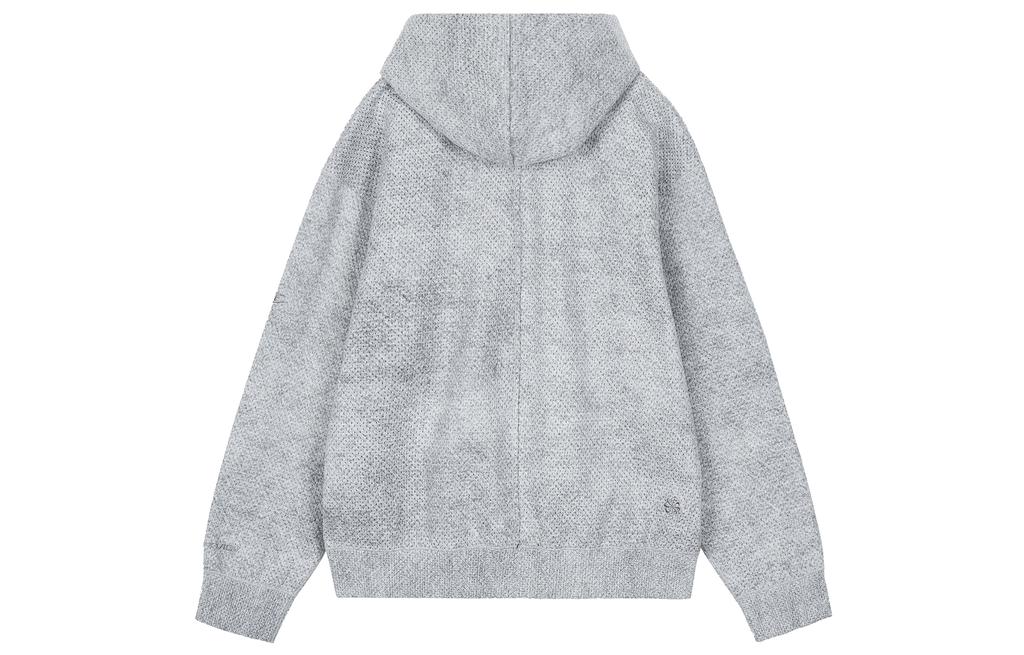 Nike Sweatshirts Men's Light Gray Hooded Moderate Other FB7519-077