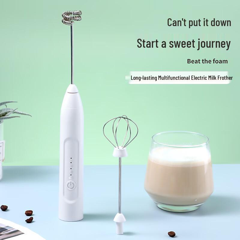 Handheld Electric Milk Frother and Egg Beater