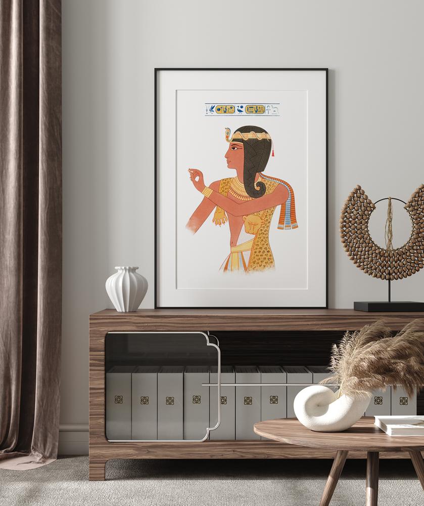 Plakat obrazy portret egipski