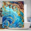 Vintage Bird Floral Shower Curtain Decorative Home Accessories for Bathrooms