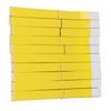 1000pcs Disposable Wristbands Waterproof Tear Resistant Event Paper Bracelets for Children Playground Concert Yellow