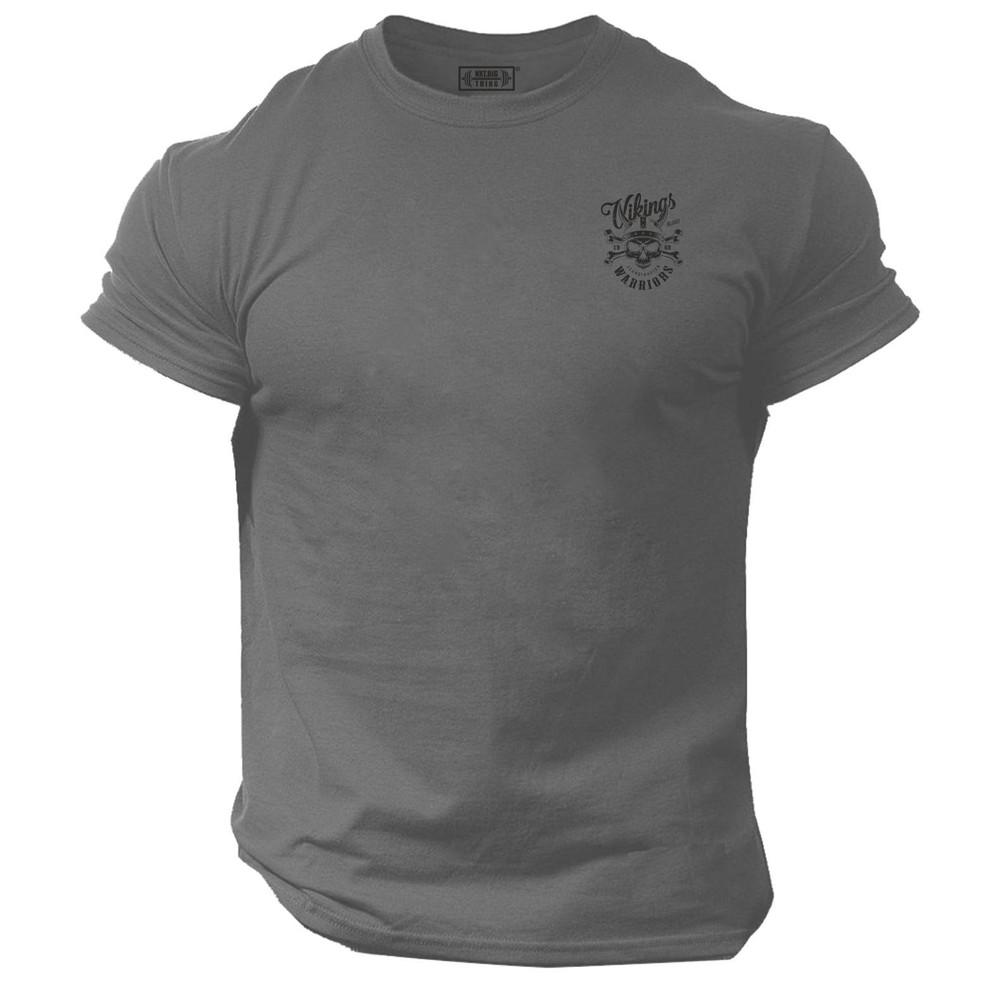 Vikings Warriors T Shirt Small Gym Clothing Bodybuilding Exercise Boxing Mma Top