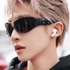 1PC plastic  new headband sunglasses UV resistant internet famous street po concave design