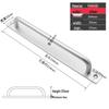 Self-Adhesive Aluminum Alloy Handles for Doors and Windows
