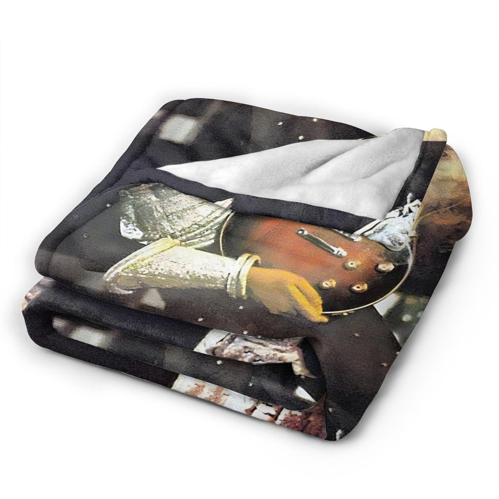 Vzpomínka na Ace Frehleyho 1951-2025 Flanelová deka Měkká teplá přehozová deka do ložnice Dekorativní Zábavná přehoz na postel Potah na pohovku