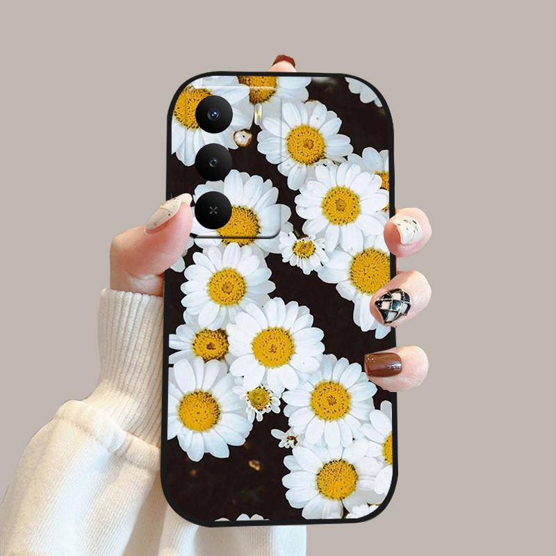 For Realme V60 Pro Case V 60 Pro Silicone Soft TPU Phone Bumper Cover For Realme 14x 5G Fashion Cute Cartoon Protective Fundas