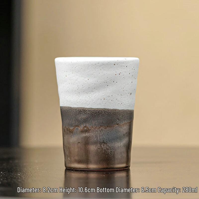 Shangqi Ceramic Gradient White Gold Cup