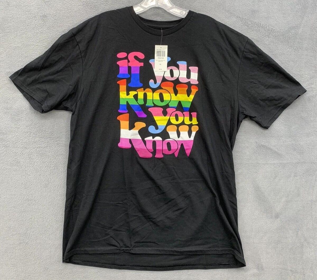 

Графическая футболка Hot Topic Мужская Размер XL Черная С круглым вырезом IF YOU KNOW YOU KNOW 2XL