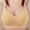 Comfortable Wire-Free Women's Push-Up Bra with Side Support and Anti-Sagging for Large Busts