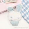 Adorable Calming Rabbit Plush Pendant: Soft Korean-Style Brooch & Children's Hair Accessory