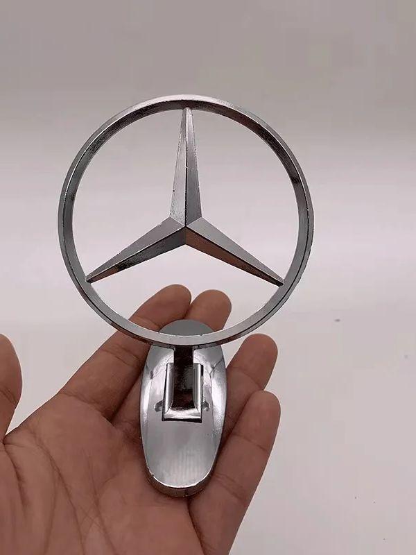 Mercedes-Benz Emblem, Mercedes-Benz Front Emblemhood Emblem Car logo3D Metal Emblem for the Hood of a Mercedes-Benz