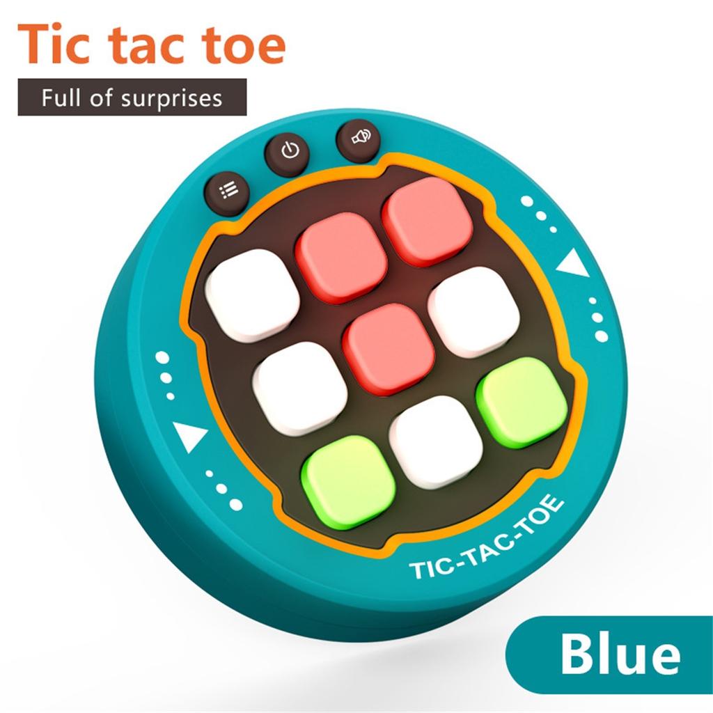 Toe Game, Electronic 3-in-1Mode Handheld Puzzle Game, Portable Travel Game For Educational & Memory Growth, Board Games Birthday Gifts For All Ages
