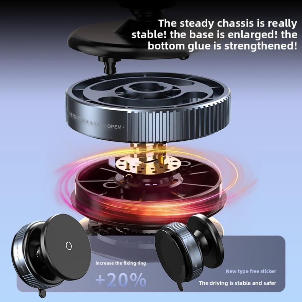 Suport Magnetic Auto cu Ventuză, Nou Suport Leneș de Birou cu Ventuză pentru Navigație Auto