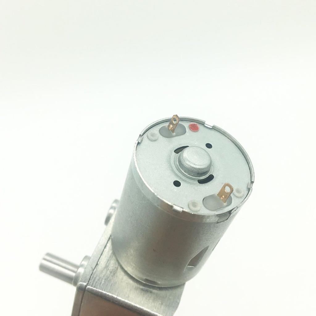 Bringsmart 12V High Torque DC Motor, Small, 3 rpm, 6V Geared Motor with 6mm Shaft, for BBQ Shows, Rotating Tables, Stage Lighting, Vending Machines,