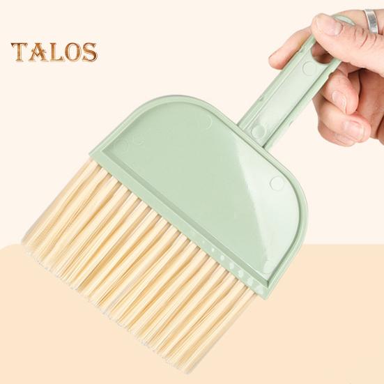 Liten kost med støvbrettsett med håndtak Myke børster Håndholdt benkeplate Mini støvkar med kost feiesett