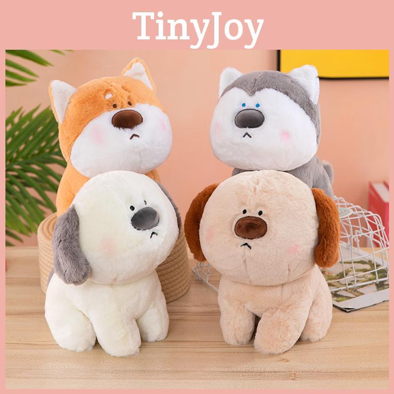 Adorable Husky Stuffed Animal Toy For Kids Soft And Cuddly Plush With Pp Cotton Filling, 25cm