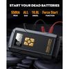 Jump Starter with Air Compressor 3500A Jump Starter 150PSI Air Pump Multifunctional Tire Inflator Power Bank Lighting for Car