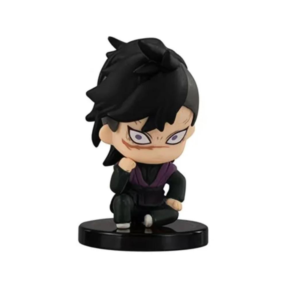 5 st Q Version Demon Slayer Sittande Spökdocka Tanjiro Nidouzi Inosuke Zenizu Leksak Figurativ PVC-modell Gåva