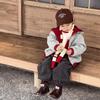 Kids' Fleece-Lined Sweatpants: Thick Coral Fleece, for Autumn & Winter, Unisex Kindergarten Sports Pants