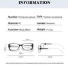 Reading Glasses Women Hyperopia Retro Correction Prescription Transparent Eyeglasses Men Anti Blue Light Eyewear +1.0+1.5+2.0
