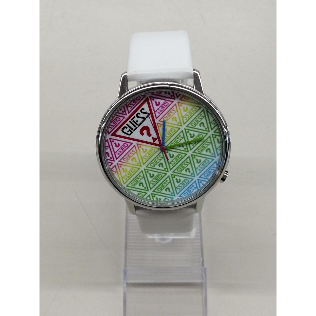 Used GUESS V1020M1 Rainbow x White Analog Quartz Watch