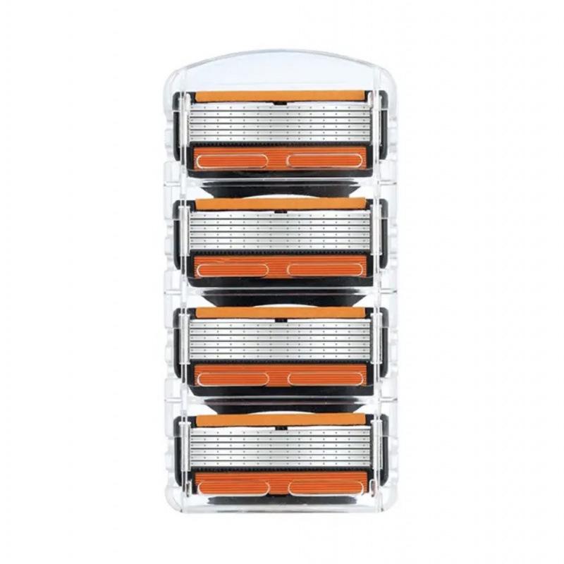 Sześciowarstwowa Męska Wodoodporna Maszynka Manualna z Ostrym, Trwałym Ostrzem ze Stali Nierdzewnej