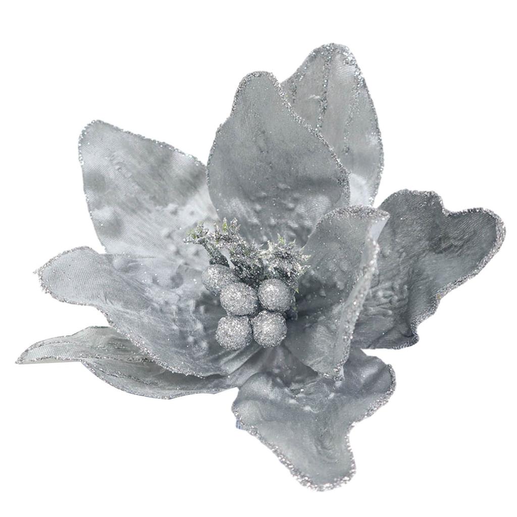 Beautiful Ornament Decoration Poinsettia Christmas Atmosphere