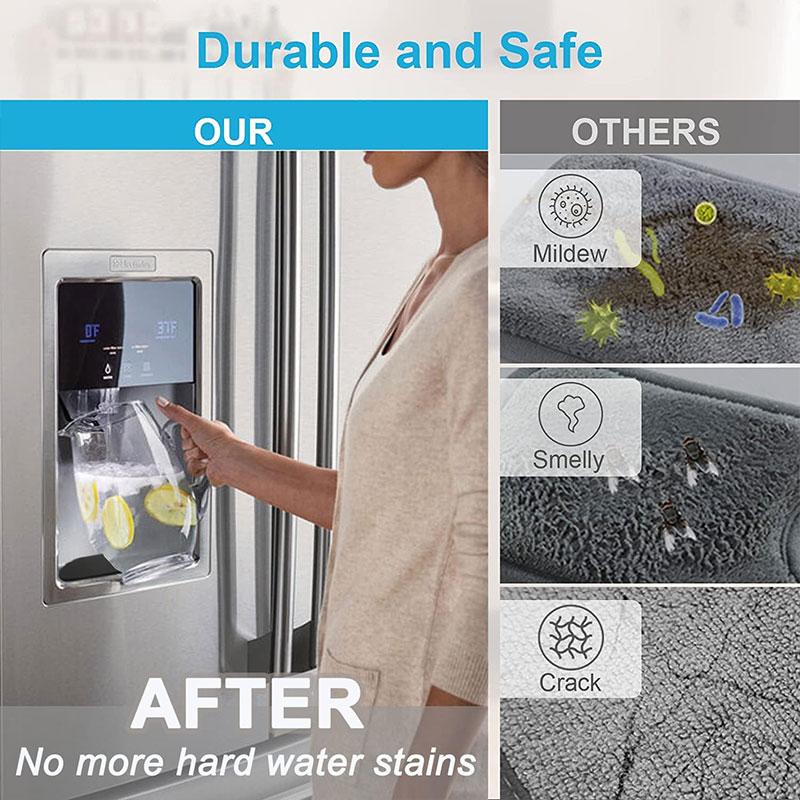 2/4 Pack Fridge Ice Water Dispenser Absorbent Drip Tray Mats Reusable Non Slip Refrigerator Coffee Machine Drip Catcher Pad
