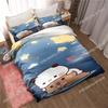 Bubu Dudu Carton Adorable Lovely Bear Kawai Beding Set 3D Printed Suitable for Bedrom Soft Duvet Cover Set With Pilowcases Home Textile