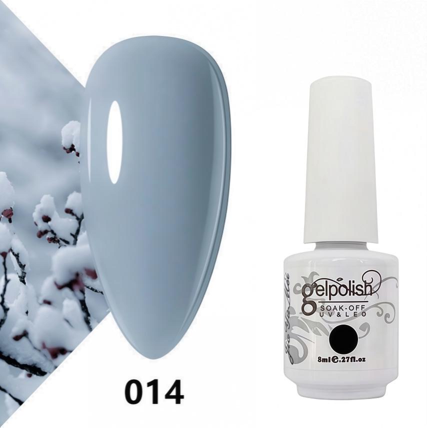 Amber Gel Polish Set: Gel Polish Manicure Kit with Whitening, Base Coat, and Sealer.