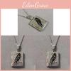 Gothic Vampire Moon Raven Chain Necklace With Cross Pendant For Women Halloween Gift