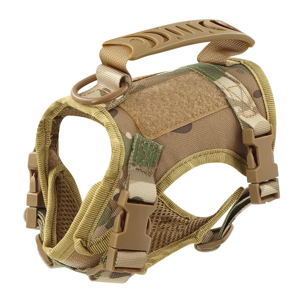

Nylon Cat Harness Vest Military Tactical Cats Harness With Handle Cats Small Dogs Pet Training Walking