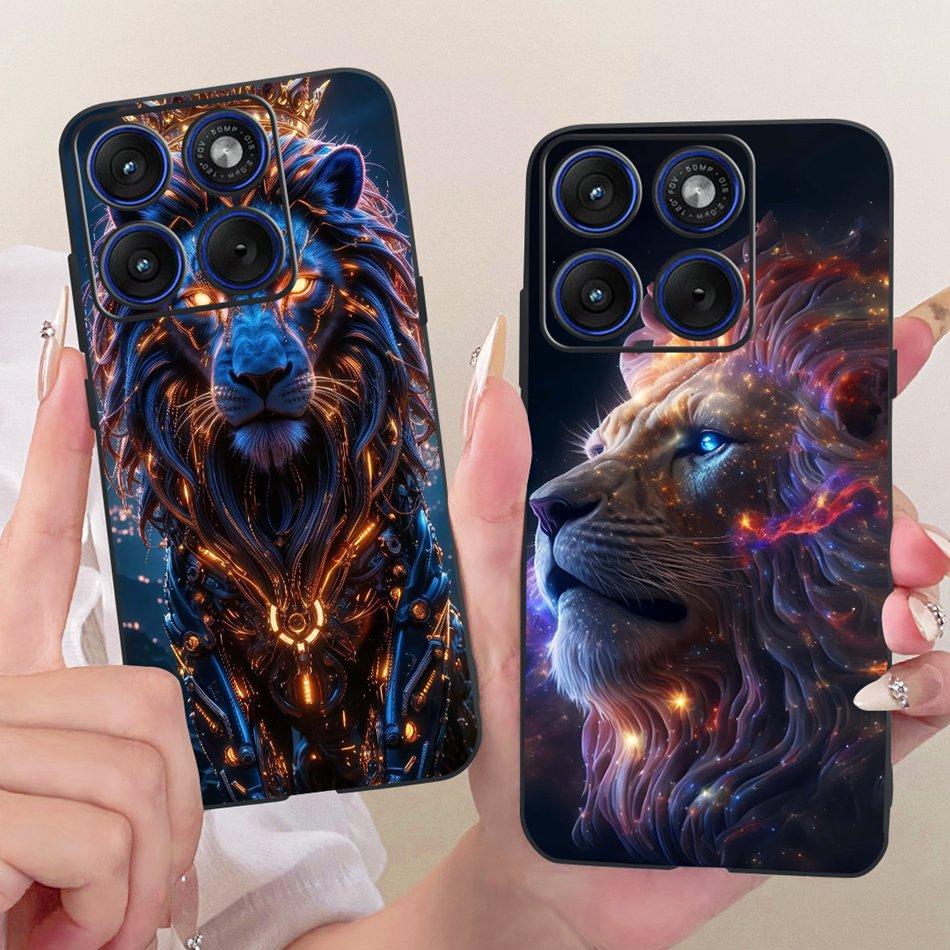 For Motorola Edge 70 Cool Dragon Tiger Pattern Phone Case For Motorola Moto X70 Air Edge70 5G Black Silicone Soft Cases Bumpers