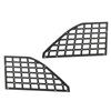 1 Pair Rear Window Storage Panel Black Steel Interior Luggage Organizer Shelf Cargo Rack Replacement for Ford Bronco