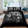 Labrador Dog Duvet Set 3D Digital Printing Bedding Set Three-Piece Bedroom Decoration
