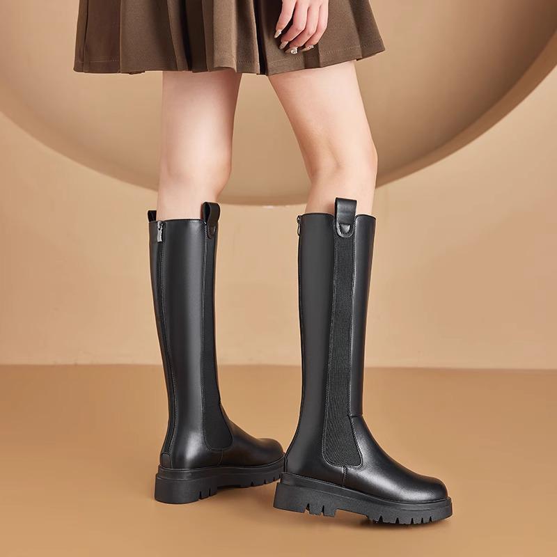 Women's Plush Thick-Soled Long Snow Boots 2025: Warm, Fur-Lined Winter High Boots