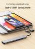 Dual-Head USB-C Docking Station: 8-in-1 Multi-Function Charger & Data Hub for Laptops