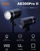 GODOX AD300 Pro II TTL Camera HSS Flash, 300Ws, 2.4G, 1/8000