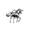 Vintage Unicorn Head Charms Alloy Pendants For Jewelry Making Handmade Craft Supplies
