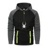 The 2025 new men's fitness hoodie long-sleeved hoodie and sportswear zipper hoodie are casual and comfortable