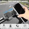 CNC Aluminum Alloy Bicycle Handlebar Phone Holder, Motorcycle Phone Mount Clamp