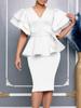 New Fashion Elegant Lace Bodycon Evening Party Gown Dress