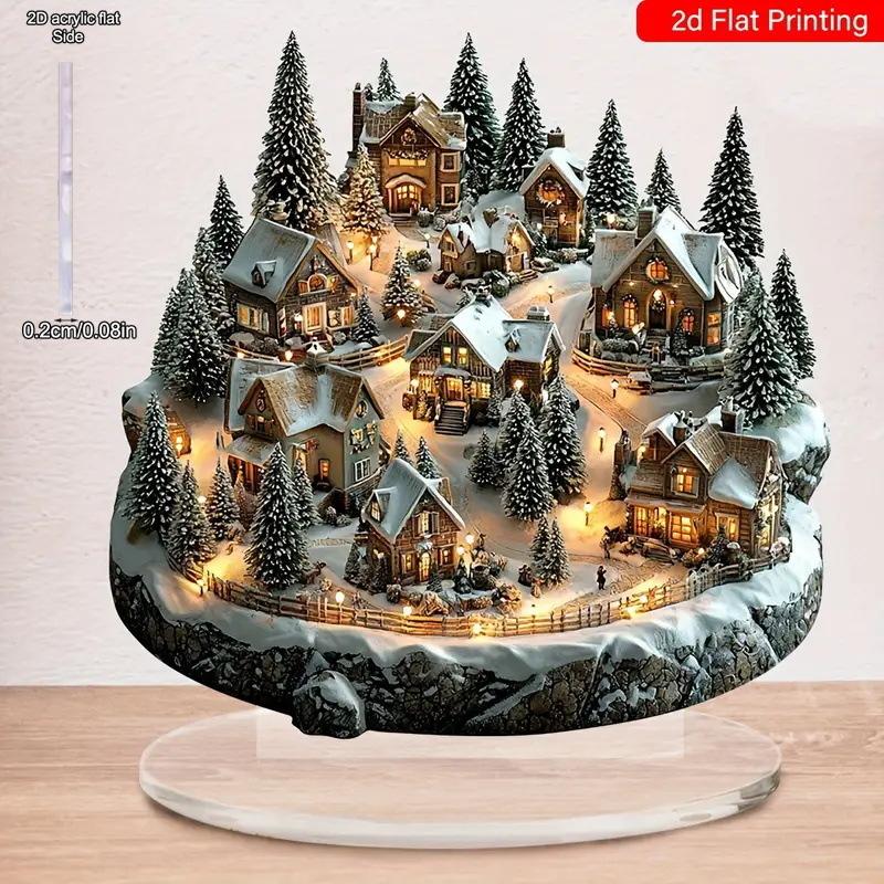 

2D Flat, Acrylic Anime Plaque Desktop Decoration, with Base, Suitable for wall decoration, porch, room, villa, accents Home, Hallway, or Workplace - R 20*20CM