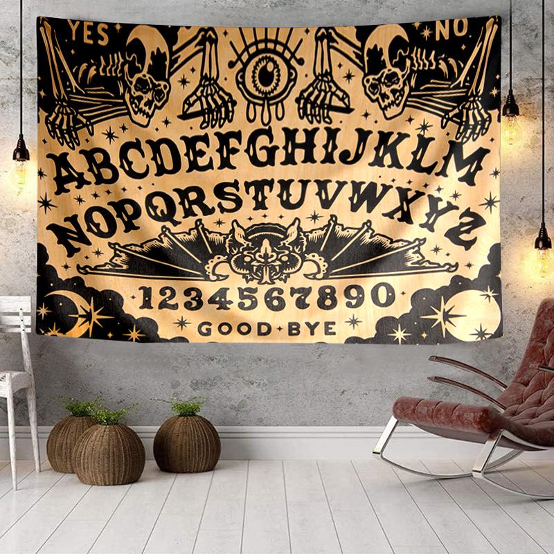 Spirit Board Divination Tapestry Room Decoration Wall Hanging for Living Room Bedroom, Dormitory, Birthday and Christmas Gifts