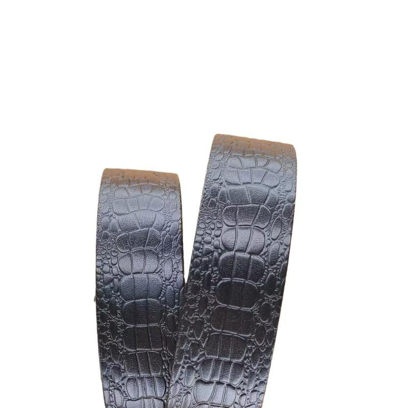 Belt Men's Automatic Buckle Belt Toothless Inner Wear Single-layer Leather Pants Belt