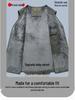 Woodpecker Men's Warm Fleece Lined Vest - Thickened Cotton Sleeveless Jacket for Autumn and Winter