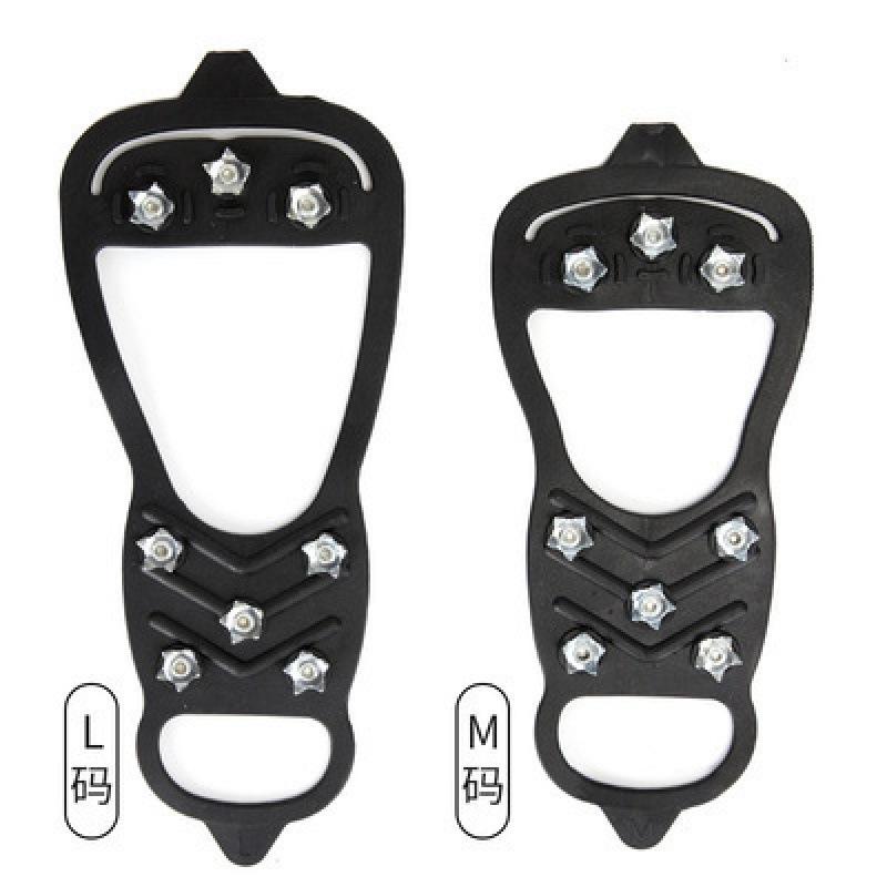 Outdoor Snow Five-Tooth Anti-Slip Ice Claws Snow Mountaineering Anti-Slip Shoe Covers Ice Fishing Professional Shoe Covers