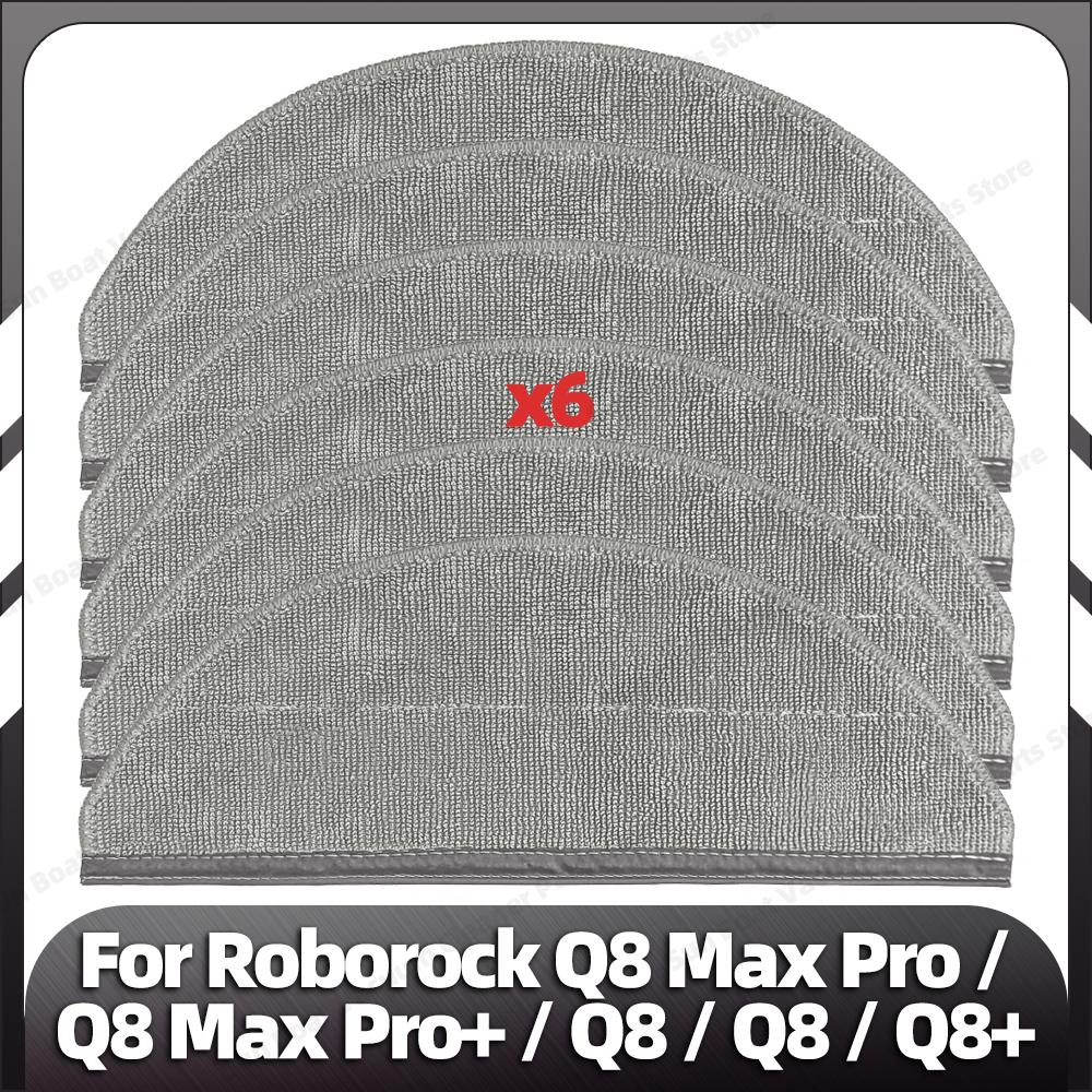 Compatible for Roborock Q8 Max Pro / Q8 Max Pro+/ Q8 / Q8 / Q8+ Main Side Brush HEPA Filter Mop Pad Dust Bag Spare Parts