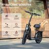iScooter F7 Electric Scooter 1000W Motor 10.4Ah Battery 16'' Pneumatic Snow Tires 25KM/H Max Speed 64-72KM Range Adult Electric Scooters